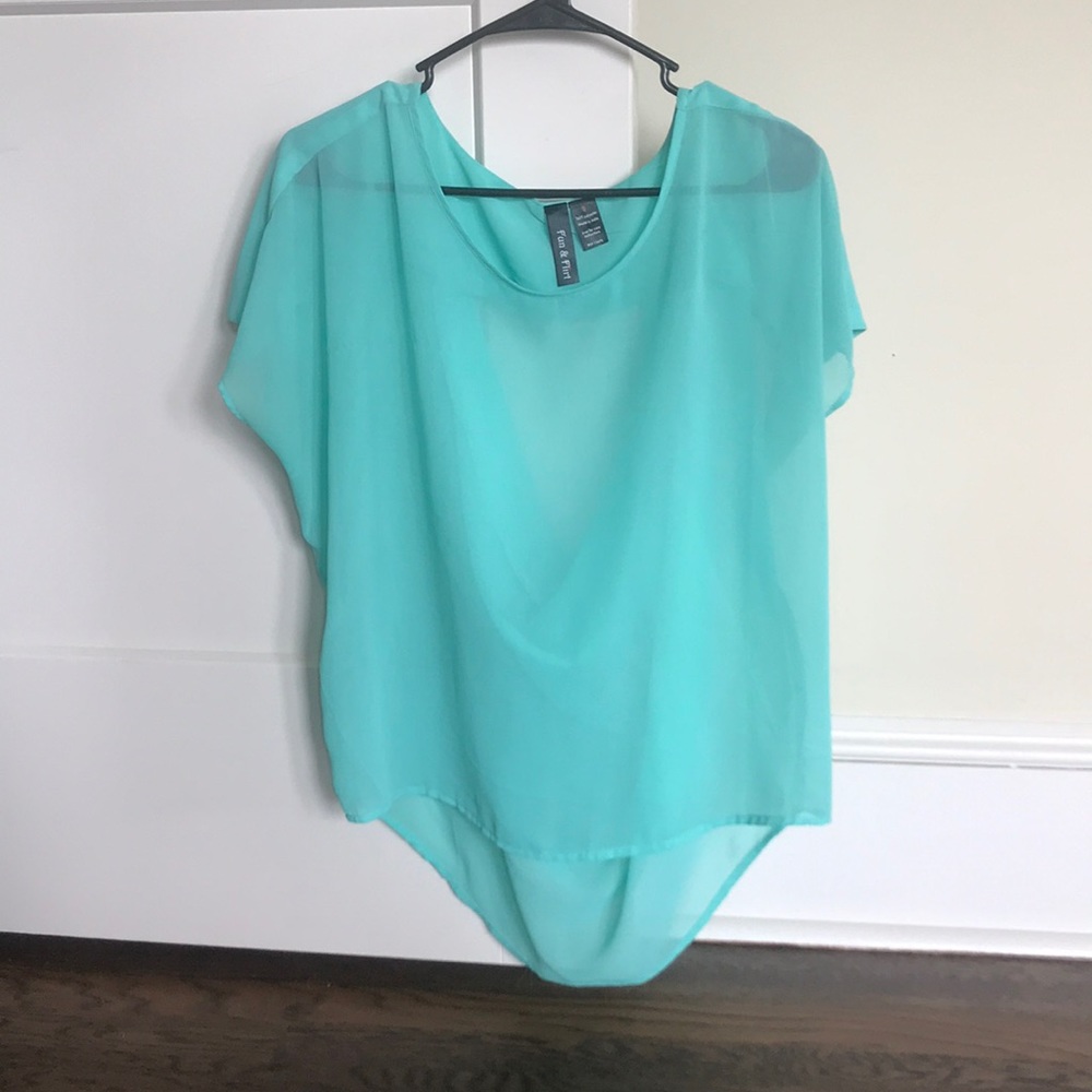 Flowy open back top